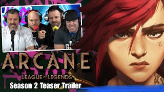 Arcane Season 2  Official Teaser Trailer REACTION [upl. by Darcee141]