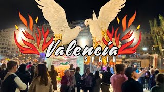 Exploring Valencia Spain for its Spectacular Las Fallas Festival 2024 🇪🇸 [upl. by Ayoj]