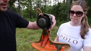 How to replace your Stihl FS38 trimmer string [upl. by Eniawed538]