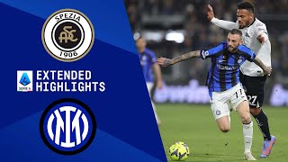 Spezia vs Inter Extended Highlights  Serie A  CBS Sports Golazo [upl. by Seiuqram722]