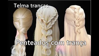 tutorial de trança aprenda tranças fáceis como fazer tranças  Telma tranças [upl. by Encrata161]