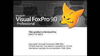 visual foxpro 9 step by step programming tutorial [upl. by Legir]