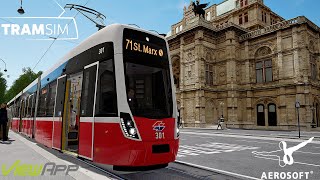 TramSim Vienna  The Tram Simulator  Gameplay [upl. by Vacla]