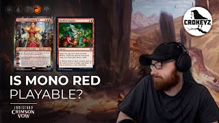 Is Standard Mono Red Playable In Crimson Vow  CROKEYZ MTG Arena [upl. by Fernande]