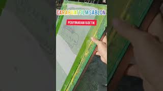 Tutorial Afdruk Sablon Manual [upl. by Lambert]