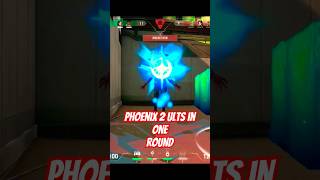 Phoenix two ult in one round amazing clutch valorant valorantclips valoranthighlights [upl. by Ruhnke]