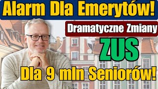 Alarm dla Emerytów Dramatyczne Zmiany w Waloryzacji od ZUS Dla 9 mln Seniorów [upl. by Ambrosine454]