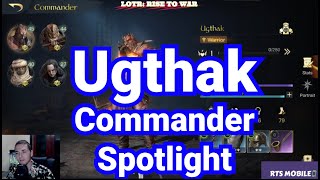 Ugthak Commander Spotlight Free to Play Account  LOTR Rise to War [upl. by Avle454]