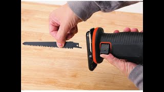 BLACKDECKER BDCR20C 20v max reciprocating saw review [upl. by Hsu]