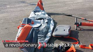 Quick test of the kayak quotItiwit X500quot new Decathlon inflatable kayak [upl. by Fisher]