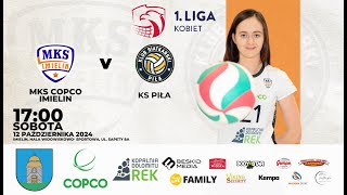 I LIGA KOBIET MKS COPCO Imielin  KS Piła [upl. by Rellia]