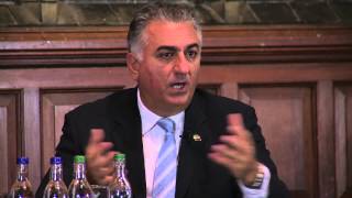 Reza Pahlavi  Monarchy or Republic  Oxford Union [upl. by Leahcimnaes574]