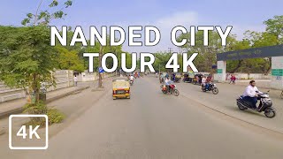 Driving In Nanded 4K  Hazur Sahib Nanded City Tour  Nanded IN [upl. by Thomas903]