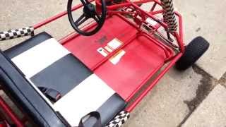 Yerf Dog Go Kart  New Parts amp Engine Mounted [upl. by Eilloh]