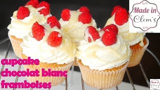 CUPCAKE CHOCOLAT BLANC FRAMBOISE [upl. by Savitt]