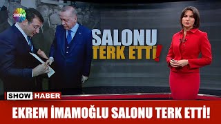 Ekrem İmamoğlu salonu terk etti [upl. by Renwick]