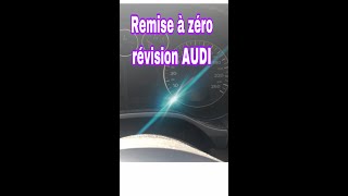 Comment Remettre à zéro la vidange AUDI [upl. by Dallman]