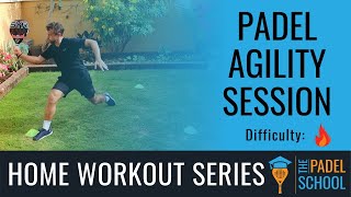 Padel Agility Circuit  Home Workout Series [upl. by Etnovahs]