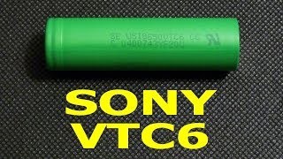 SONY VTC6 3000mAh 30A high drain 18650 Liion cells capacity test [upl. by Rannug737]