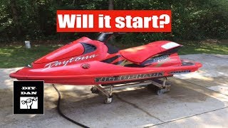 Part 7 of The Freebie Jet Ski Project Tigershark Daytona 1000 [upl. by Ykroc]