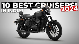 2024 Top 10 Cruiser Bikes in India [upl. by Eceela]