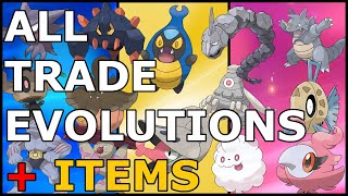 How to do All trade evolutions in Pokemon Sword and Shield  Simple straightforward guide [upl. by Euqinommod]