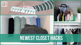 16 CLOSET ORGANIZATION HACKS  How to organize your closet  OrgaNatic [upl. by Engis]