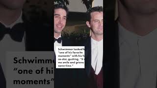 David Schwimmer remembers ‘generous’ Matthew Perry in emotional tribute shorts [upl. by Thar]