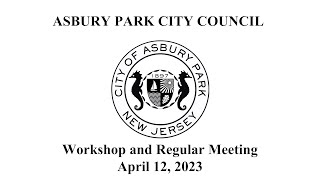 Asbury Park City Council Meeting  April 12 2023 [upl. by Elvia]