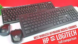 Best Wireless Keyboard and Mouse Combo  Logitech vs HP Wireless Keyboard amp Mouse [upl. by Inanak]