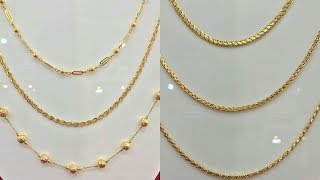 Latest Gold Chain Designs  Gold Chain Necklace [upl. by Eniowtna]