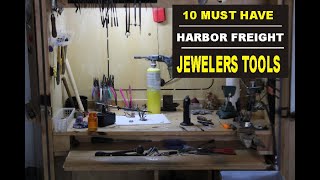 10 MUST HAVE HARBOR FREIGHT JEWELRY TOOLS FOR MAKING JEWELRY [upl. by Ressay162]