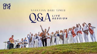 Live QnA Session with GMS Live  Nyanyian Dari Timur Official GMS Live [upl. by Ellennoj]