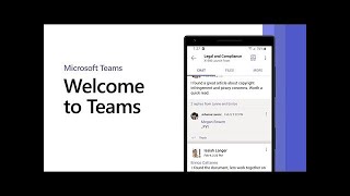 Welcome to Microsoft Teams [upl. by Ettevram]