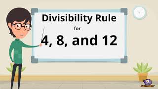 Divisibility Rules for 4 8 and 12 [upl. by Lole]