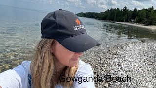 Rockhounding a favorite spot on Lake Huron Northern Michigan Great finds NORTHERN LIGHTS DONNA [upl. by Bunow661]