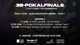 3BPokalfinals Damen 2024 I Qualifikationsturnier Tisch 1  Gruppe C [upl. by Akinal137]