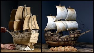 ❣DIY Pirate Ship Using Cardboard❣ [upl. by Munster796]