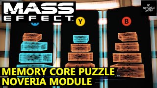 Mass Effect Memory Core Puzzle Solution  Mira Core Noveria Module Puzzle [upl. by Ventre]