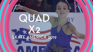 Anna Shcherbakova RUS  Interview  Skate America 2019  GPFigure [upl. by Lleder]