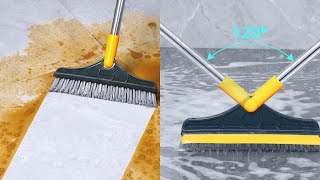 2 in 1 Floor Brush Scrub Brush Review 2021  Floor Scrub Brush with Long Handle [upl. by Aiden]