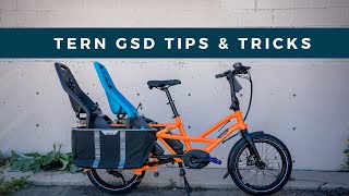 Tern GSD Cargo Bike Tips and Tricks [upl. by Esiuol]