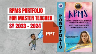 RPMS Portfolio 2023  2024 for Master Teachers [upl. by Dedra419]