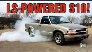 LSswapped S10 part 2Dyno and Burnouts [upl. by Oeram646]