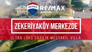 Zekeriyaköy Merkezde Ultra Lüks Satılık Müstakil Villa [upl. by Yevre]