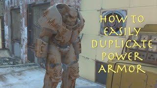 Fallout 4  How To Easily Duplicate Power Armor [upl. by Davon506]