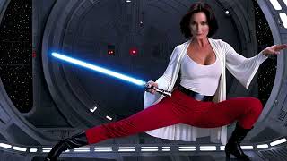 CarrieAnne Moss as a Jedi Master A Perfect Fit for the Star Wars Universe [upl. by Adihsaar]