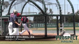 Bobby Dalbec Prospect Video 3b University of Arizona [upl. by Hsaka]