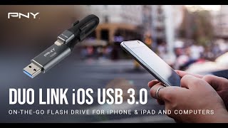 PNY DUO Link iOS OTG Flash Drive [upl. by Aikehs]