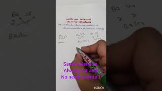 conversion of word equation in to balanced chemical equationshortsytshortsyoutubeshortsviral [upl. by Feola]